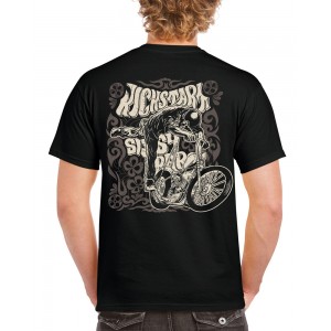 Dragstrip Clothing Kick Start and Sissy Bar T`shirt